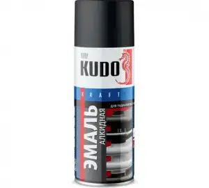 купить Эмаль для радиаторов отопления (черная матовая) 520мл.