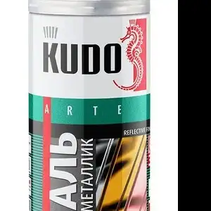 купить Эмаль металлик универсальная серебристый кварц 520 мл KUDO