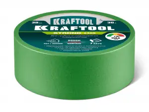 купить KRAFTOOL #300 Strong 38 мм х 30 м, для грубых и шероховатых поверхностей, малярная лента (12103-38)