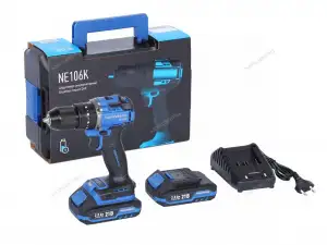 купить Шуруповерт аккумуляторный NORDBERG макс.диам. сверла 13 мм, 21 В, 70 Нм с 2 аккумуляторами и зарядным уст-вом NE106K