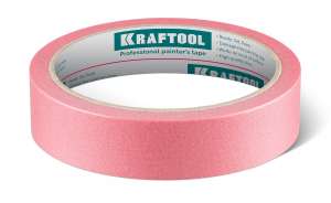 купить KRAFTOOL #200 Delicate 25 мм х 30 м, для деликатных и недавно окрашенных поверхностей, малярная лента (12102-25)