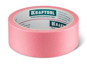 купить KRAFTOOL #200 Delicate 38 мм х 30 м, для деликатных и недавно окрашенных поверхностей, малярная лента (12102-38)