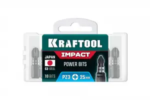 купить KRAFTOOL Impact PZ 3, 25 мм, 10 шт, ударные биты (26193-3-25-S10)