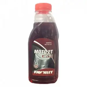 купить Масло моторное минеральное для двухтактных двигателей Favorit Moto 2-T API TC 0,5л.