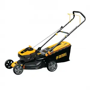 купить Газонокосилка бензиновая GLD-460-K, 150 см3, 46 см, 50 л Denzel
