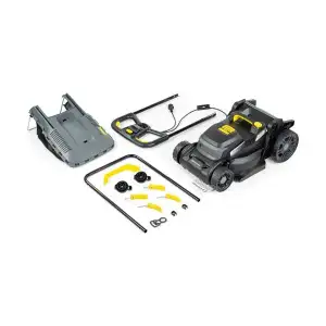 купить Газонокосилка электрическая, 1,6 кВт, травосб.40 л, ширина 370 мм 25-75 мм