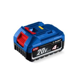 купить ЗУБР Power PRO, 20 В, 4.0 А·ч, аккумулятор LMS, ПРОФЕССИОНАЛ (BP-P-20-4)