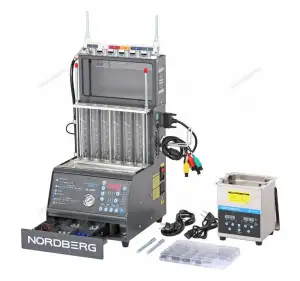 купить Установка для тестирования и очистки форсунок NORDBERG GDI+пьезо+Камера визуального контроля распыла форсунок CMA25AB+CMT1