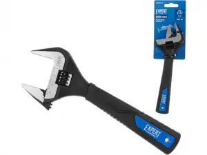 купить Ключ разводной 200мм EXPERT STARTUL (SE4220-20) (тонкие губки, раскрытие губок 39 мм, обрезиненная рукоятка)