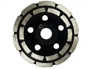 купить Алмазная чашка d 125мм сегментная двухрядная TRIO DIAMOND ( бетон / гранит / натуральный камень / искусственный камень) (Trio-Diamond)