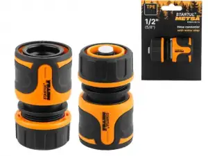 купить Муфта быстросъемная 1/2"(5/8") с автостоп. STARTUL METSA (ST6013-06-1/2) (soft touch, двухкомпонентная)