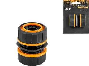 купить Муфта соед. для шлангов 3/4" STARTUL METSA (ST6013-10-3/4) (ремонтная соединительная, soft touch, двухкомпонентная)