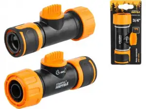 купить Муфта быстросъемная 3/4" с регулятором напора STARTUL METSA (ST6013-12-3/4) (soft touch, двухкомпонентная)