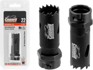 купить Коронка биметаллическая  d22 мм PROGRESSOR GEPARD