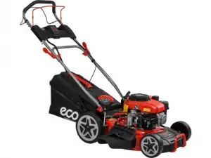 купить Газонокосилка бензиновая ECO LG-645 E самоходная (4 л.с., шир. 46 см, самоходная, электростарт, мульчир., стальн. корпус, травосборник 60 л)