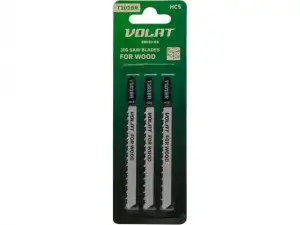 купить Пилка лобз. по дереву T101BR (3 шт.) ВОЛАТ (пропил прямой, тонкий, аккуратный и чистый рез)