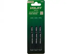 купить Пилка лобз. по дереву T119B (3 шт.) ВОЛАТ (пропил прямой, тонкий, для базовых работ)