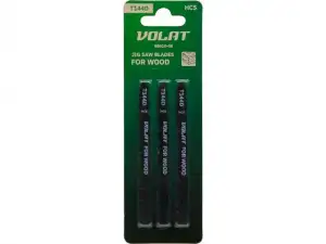 купить Пилка лобз. по дереву T144D (3 шт.) ВОЛАТ (пропил прямой, грубый, быстрый рез)