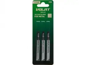 купить Пилка лобз. по металлу T118B (3 шт.) ВОЛАТ (пропил прямой, тонкий, для базовых работ)