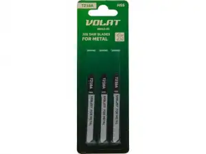 купить Пилка лобз. по металлу T218A (3 шт.) ВОЛАТ (пропил криволинейный, тонкий, для базовых работ)