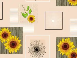 купить Клеенка столовая, нетканая основа с ПВХ покр., коллекция "DECO", 1 м.пог., PERFECTO LINEA (Отгружаем кратно 20м! Вскрытый рулон возврату не подлежит)