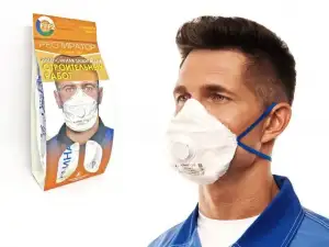 купить Респиратор РК Алина-210 складн. с клап. FFP2 (до 12 ПДК) (индивид. уп.) (интенсивная защита от пыли, дыма,тумана, FFP2 NR D)