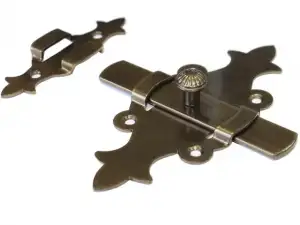 купить Задвижка дверная 140 мм Классика, бронз.металлик STARFIX