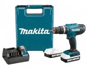 купить Аккум. ударная дрель-шуруповерт MAKITA G-seria HP488D006 в чем. (18.0 В, 2 акк., 2.0 А/ч Li-Ion, 2 скор., 42 Нм, шурупы до 36 мм, сверление в металле