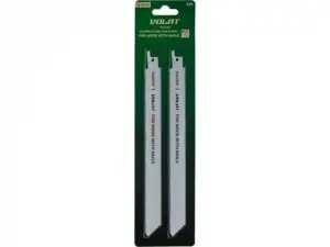 купить Пилка сабельная по дереву с гвоздями S1122VF (2 шт.) ВОЛАТ (240мм, универсальная, полотно для сабельной пилы, пропил прямой, тонкий, для подгоночных п