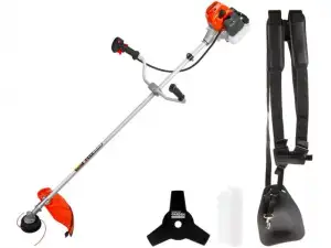 купить Мотокоса STARTUL GARDEN 2150 (2.15 кВт, 2.9 л.с., 43.0 см3, лёгкий запуск, нож 3Т, ремень двухлямочный, вес 7.6 кг)