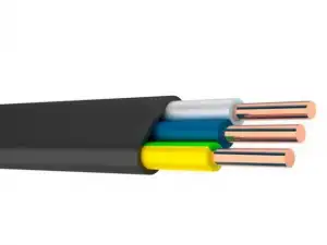 купить Кабель ВВГ-Пнг(A)-LS 3х2,5 (бухта 200м) Ч БелРосКабель (черный, ГОСТ 16442-80)