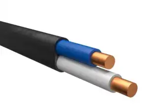 купить Кабель ВВГ-Пнг(A)-LS 2х1,5 (бухта 200м) Ч БелРосКабель (черный, ГОСТ 16442-80)