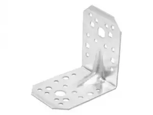 купить Уголок крепежный усиленный 65х90х90 мм KUU 2.5 мм белый цинк STARFIX