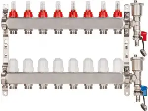 купить Коллекторная группа AVE136, 8 вых., AV Engineering (Для теплого пола и водоснабжения)