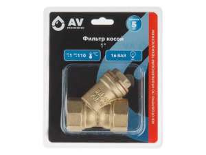 купить Фильтр косой 1" вн.-вн., AV Engineering (инд. упак.)