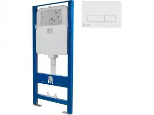 купить Инсталляционный сет 3 в 1 с кнопкой 312, AV Engineering (Кнопка - белая прямоугольная)