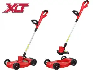 купить Триммер аккум. WORTEX TB 2818 ALL1 XLT SOLO 18В, шир.скаш.300 мм, авт.подача лески, леска 1.6 мм (БЕЗ АКБ И ЗУ, с тележкой, поворотная голова, поворот