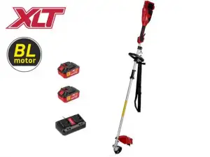 купить Триммер аккум. WORTEX TB 3036-1 ALL1 XLT SET БЕСЩЁТ.ДВИГ., 18В+18В, шир.скаш.340/255 мм леска/нож