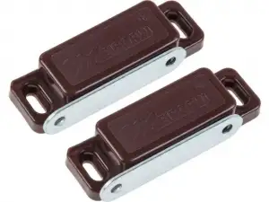 купить Защелка магнитная 74мм коричневая (2 шт в пакете) STARFIX