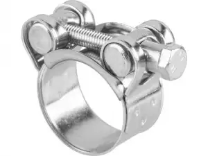 купить Хомут силовой 23-25мм, цинк (20 шт в пакете) STARFIX