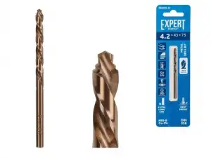 купить Сверло по металлу ц/х 4.2х43х75 мм HSS-Co EXPERT STARTUL (кобальт 5%)