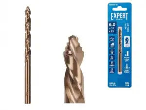 купить Сверло по металлу ц/х 6.0х57х93 мм HSS-Co EXPERT STARTUL (кобальт 5%)