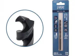 купить Сверло по металлу ц/х 5.0х52х86 мм HSS-Co Black EXPERT STARTUL (кобальт 5%)