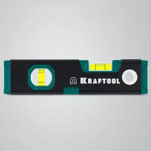 купить KRAFTOOL KOMPAKT-200, 200 мм, усиленный профиль, с зеркальным глазком, компактный магнитный уровень (34782)