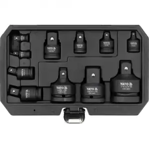 купить Головки-переходники ударные 1/4" - 1", набор 11 предметов, CrMo "Yato"