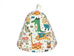 купить Шапка для бани и сауны детская 'Супер герои',  войлок, 'Банные штучки' (БАННЫЕ ШТУЧКИ)