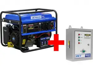 купить Электростанция (генератор бензиновый) ECO PE-9001ES АКЦИЯ + Блок автоматики ECO (электростарт, 6,5 кВт, 220 В, автозапуск*, бак 25.0 л, вес 81.9 кг)