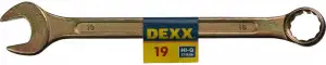 купить DEXX 19 мм, комбинированный гаечный ключ (27017-19)