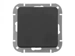 купить Выключатель 1 клав. перекрестный (cкрытый, 10А) карбон, Astrum, Bylectrica (промежуточный)