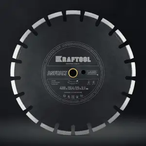 купить KRAFTOOL ASPHALT 400 мм (25.4/20 мм, 12х3.6 мм), алмазный диск (36687-400)